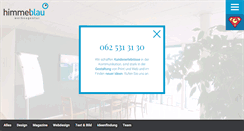 Desktop Screenshot of himmelblau.ch